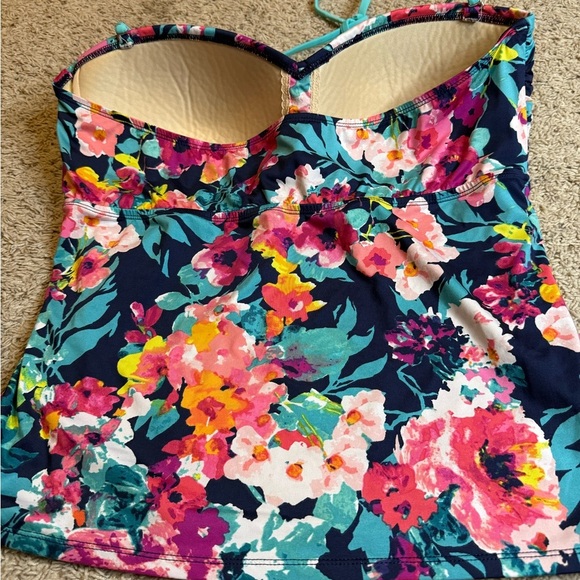 Merona Pastel Floral Swim Top - Picture 2 of 3